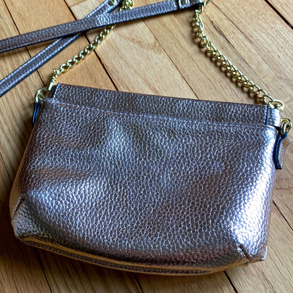 A New Day- Gold Crossbody Purse